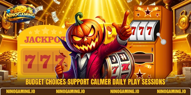 Budget choices support calmer daily play sessions