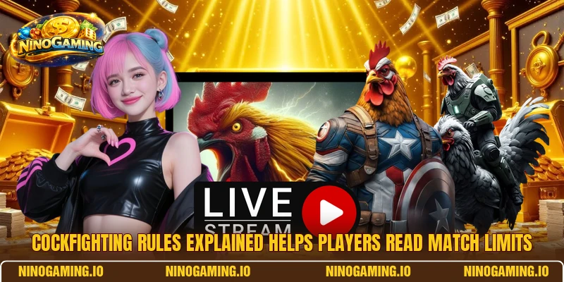 Cockfighting rules explained helps players read match limits