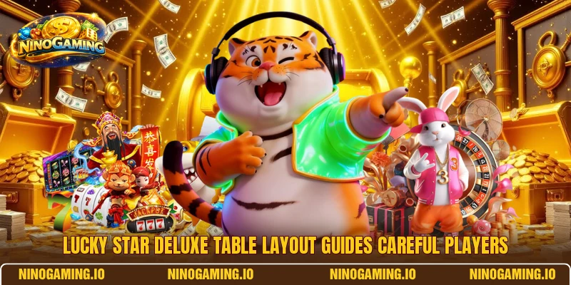 Lucky Star Deluxe table layout guides careful players