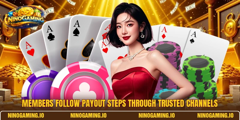 Members follow payout steps through trusted channels
