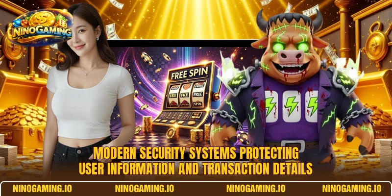 Modern security systems protecting user information and transaction details Modern security systems protecting user information and transaction details