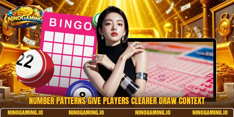 Number patterns give players clearer draw context