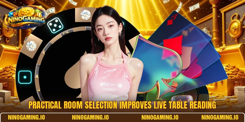 Practical room selection improves live table reading